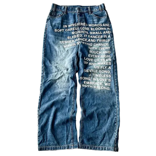 THE PARAGRAPH BAGGY JEANS Grails Galore