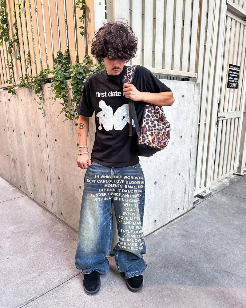 THE PARAGRAPH BAGGY JEANS Grails Galore
